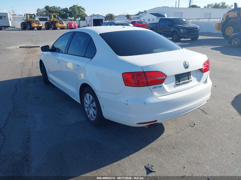 VOLKSWAGEN JETTA 2013 VIN 3VW2K7AJ3DM311005
