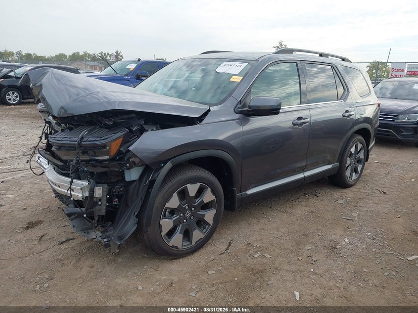 Vin: 5fnyg1h8xtb030627, lot: 46401491, honda pilot elite 20262