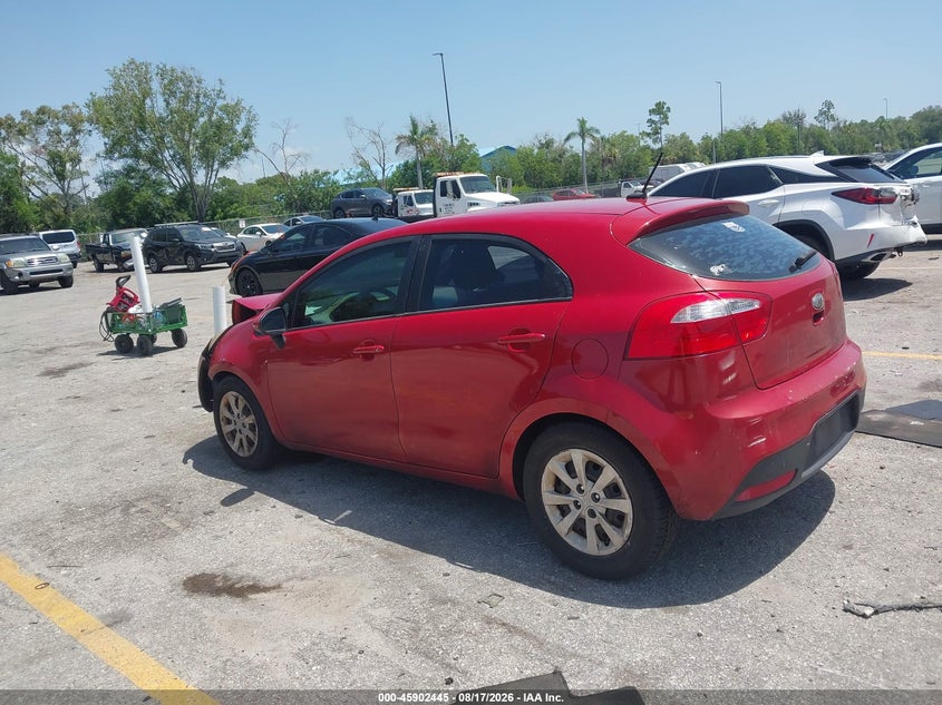 Vin: knadm5a39d6246850, lot: 46401515, kia rio lx 20133