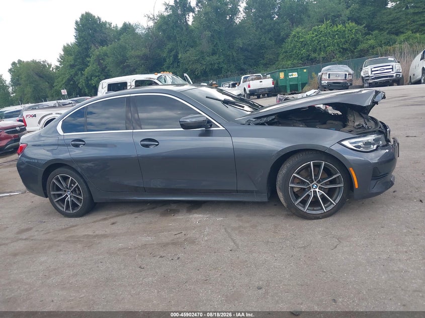 BMW 330I 2019 VIN 3MW5R7J51K8B02394