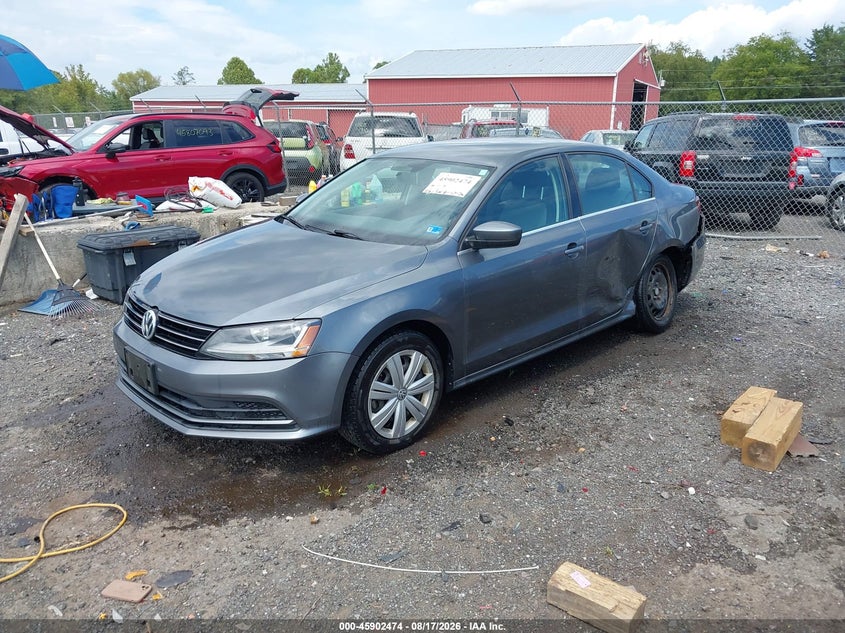 2017 Volkswagen Jetta, Левый бок, IAAI, VIN 3VW2B7AJ2HM377549 — фото 2