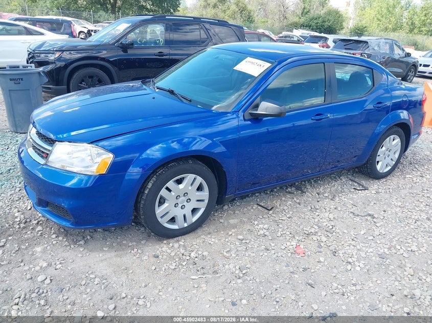 2014 Dodge Avenger, Град, IAAI, VIN 1C3CDZAB5EN217211 — фото 2