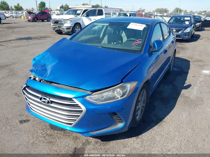2018 Hyundai Elantra Sel, Удар спереди, IAAI, VIN 5NPD84LF5JH226041 — фото 2