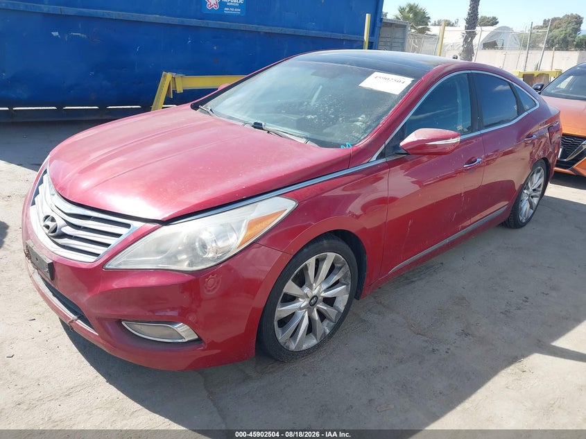 Vin: kmhfh4jg2ca124626, lot: 46401574, hyundai azera 20122