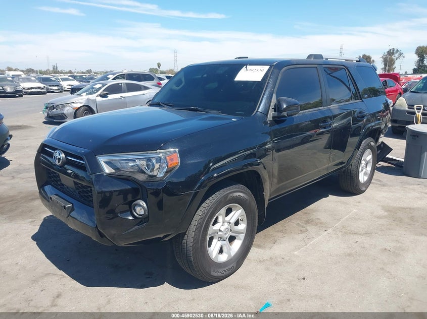 2021 Toyota 4Runner, Rear, IAAI, VIN JTEEU5JR8M5230166 — photo 2