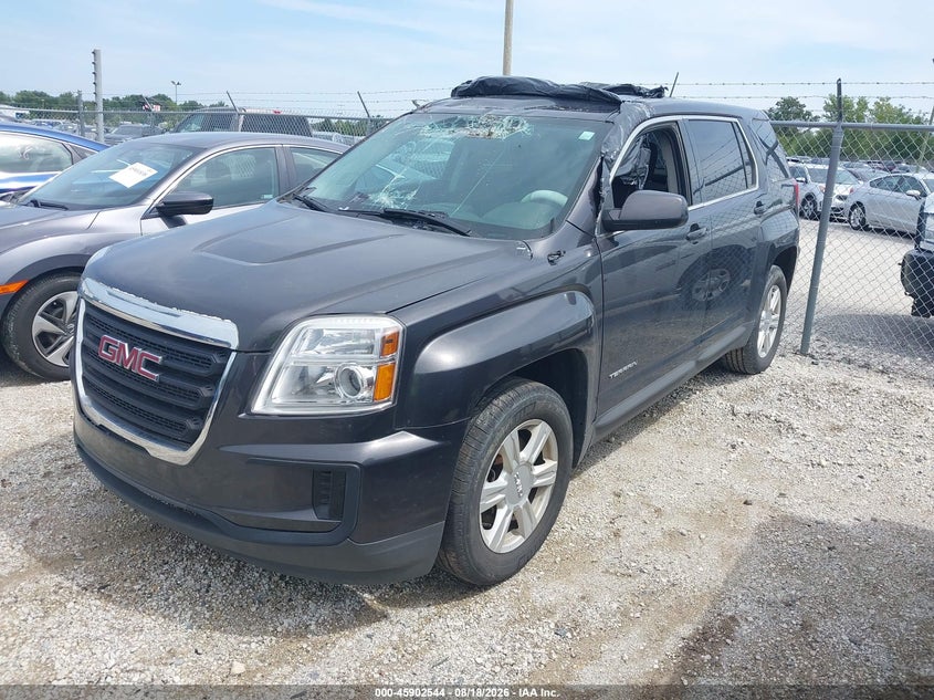 2016 GMC Terrain, Стихия, IAAI, VIN 2GKALMEK6G6350784 — фото 2