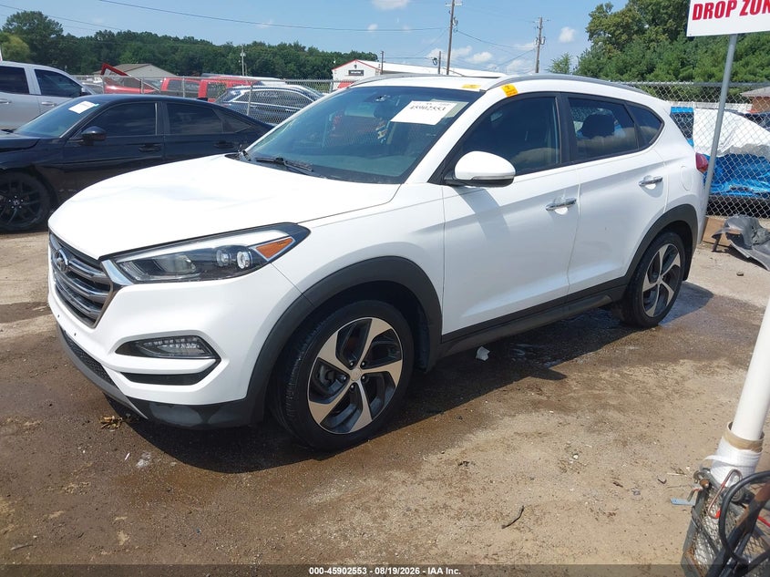 2016 Hyundai Tucson, Стихия, IAAI, VIN KM8J33A28GU188522 — фото 2