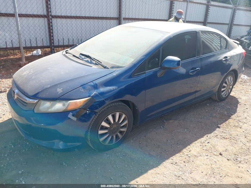 2012 HONDA CIVIC auction photo 2