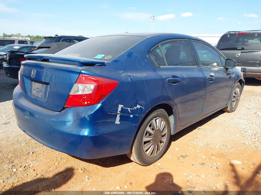 2012 HONDA CIVIC auction photo 4