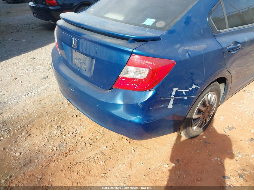 2012 HONDA CIVIC auction photo 6