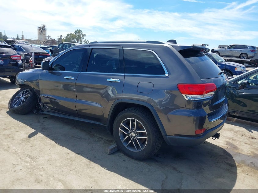Vin: 1c4rjebg5hc765744, lot: 46401636, jeep grand cherokee limited 20173