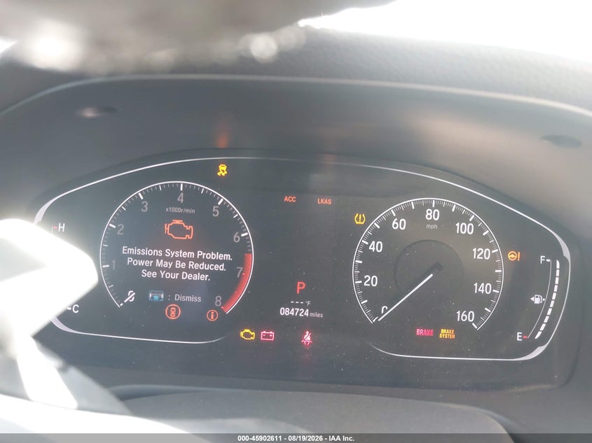 2019 HONDA ACCORD auction photo 7