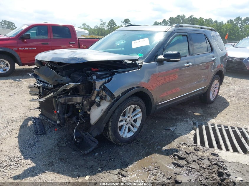 2014 Ford Explorer, Front End, IAAI, VIN 1FM5K8D84EGB33661 — photo 2
