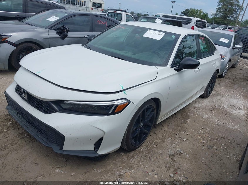 2026 Honda Civic, Front End, IAAI, VIN 2HGFE2F53TH549235 — photo 2