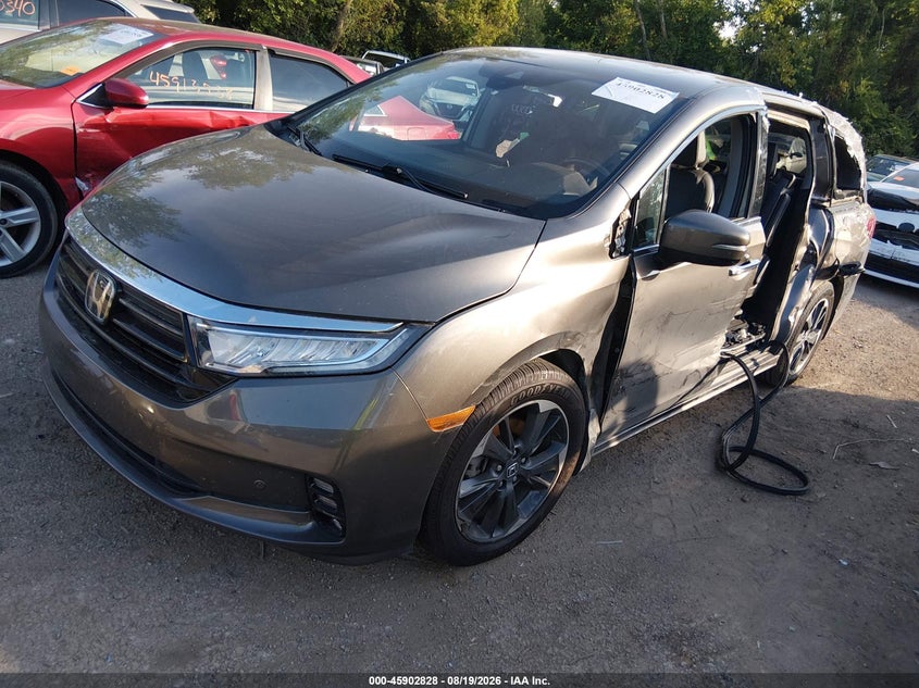 Vin: 5fnrl6h91nb014230, lot: 46401898, honda odyssey elite 20222