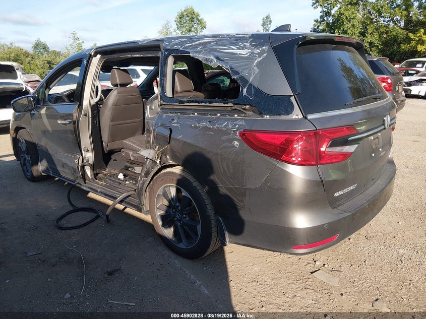 Vin: 5fnrl6h91nb014230, lot: 46401898, honda odyssey elite 20223
