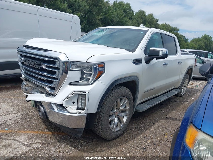2021 GMC Sierra, Front End, IAAI, VIN 3GTU9DED7MG291947 — photo 2