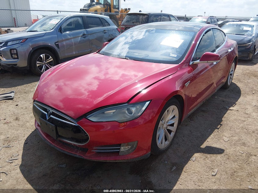 2015 TESLA MODEL S auction photo 2