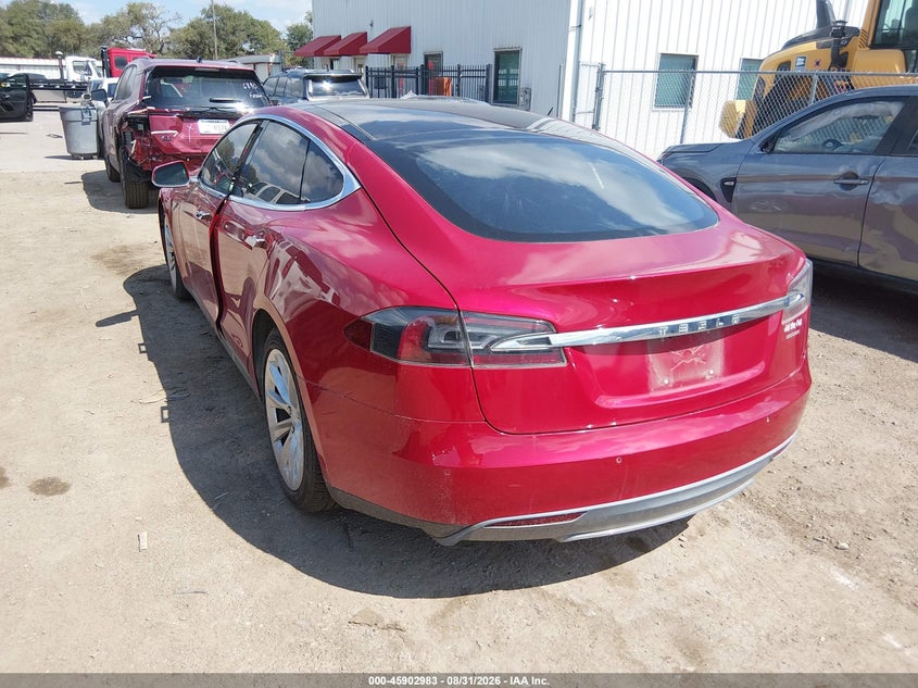 2015 TESLA MODEL S auction photo 3