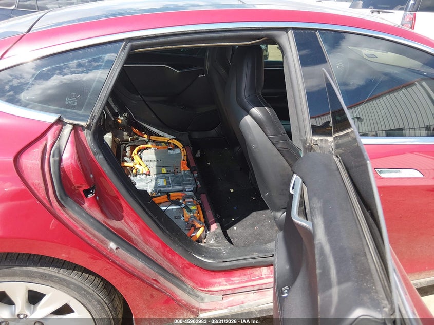 2015 TESLA MODEL S auction photo 8