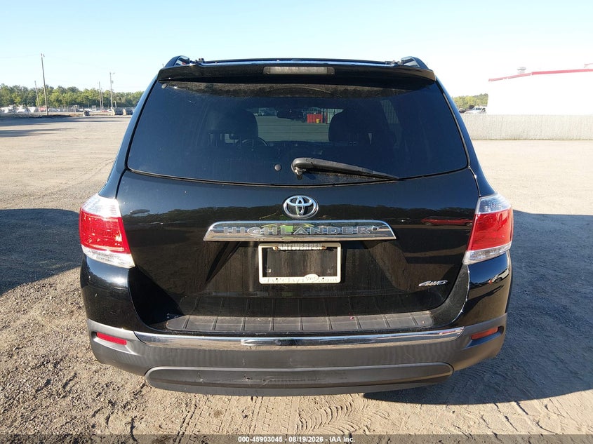 TOYOTA HIGHLANDER 2012 VIN 5TDDK3EH8CS123557