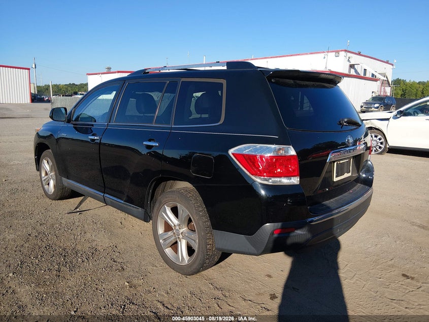 Vin: 5tddk3eh8cs123557, lot: 46402115, toyota highlander limited v6 20123