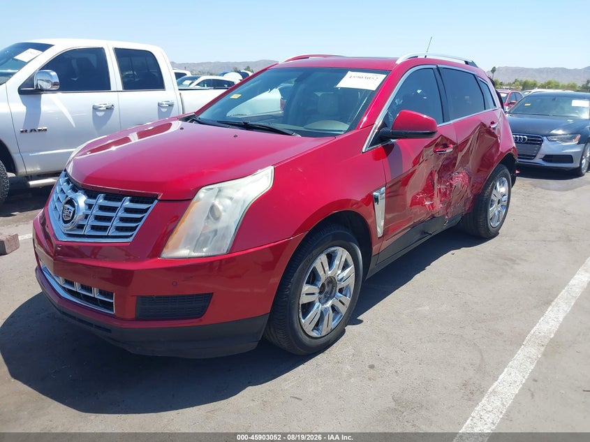 2014 Cadillac SRX, Rear, IAAI, VIN 3GYFNBE36ES541185 — photo 2
