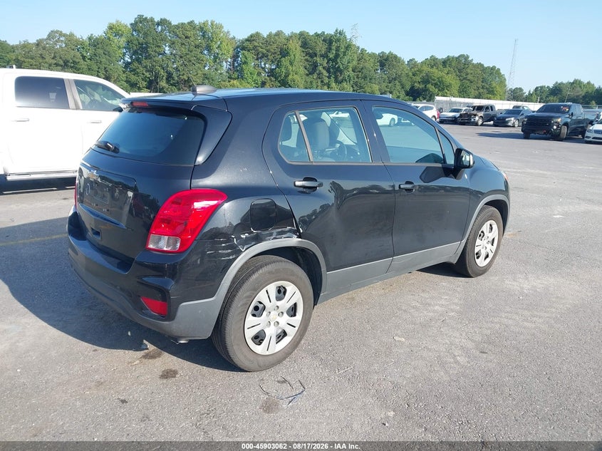 Vin: 3gncjksb4jl390830, lot: 46402132, chevrolet trax ls 20184