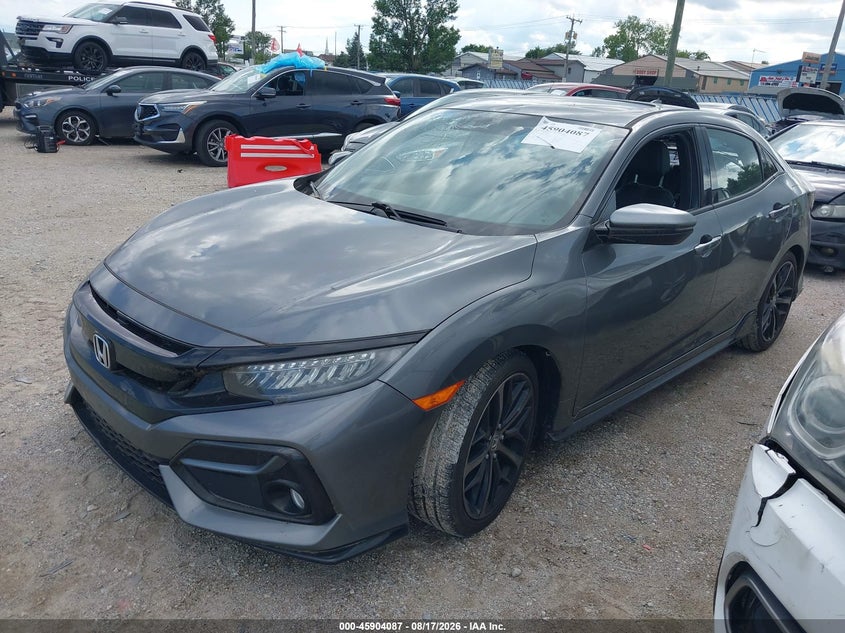 Vin: shhfk7h92lu219353, lot: 46403157, honda civic sport touring 20202