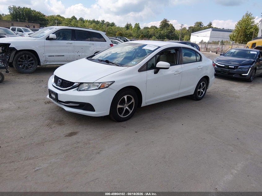 2015 Honda Civic, Обычный износ, IAAI, VIN 19XFB2F74FE275035 — фото 2