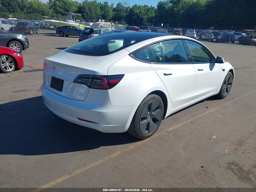 Vin: 5yj3e1ea2pf540807, lot: 46403177, tesla model 3 rear-wheel drive 20234