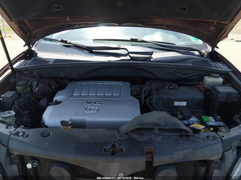 LEXUS RX 350 2008 VIN JTJHK31U182042139