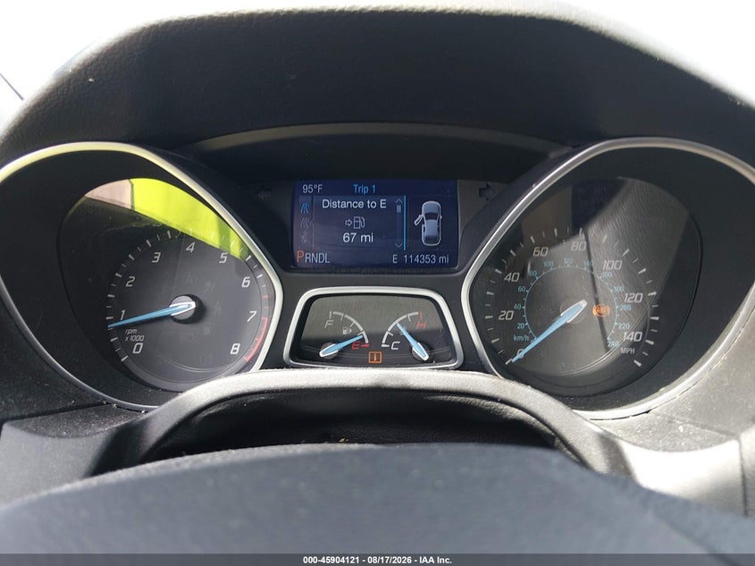 2014 FORD FOCUS SEDAN 2.0L I-4 DI, DOHC, VVT, 160HP