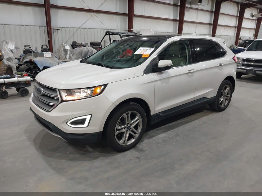 2017 FORD EDGE SPORT UTILITY VEHICLE 3.5L V6 FI DOHC 24V NF4