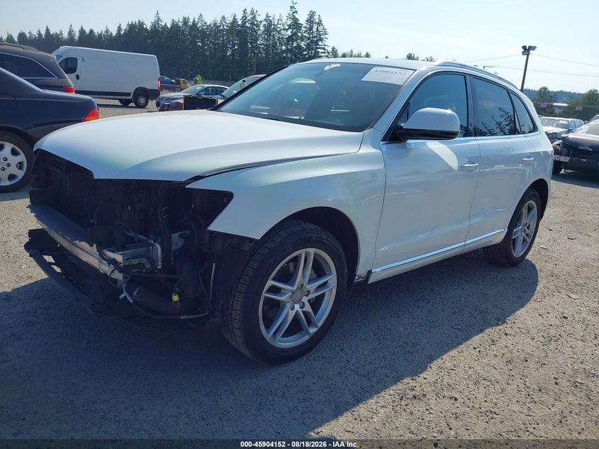 2016 Audi Q5, Front End, IAAI, VIN WA1L2AFP6GA130266 — photo 2