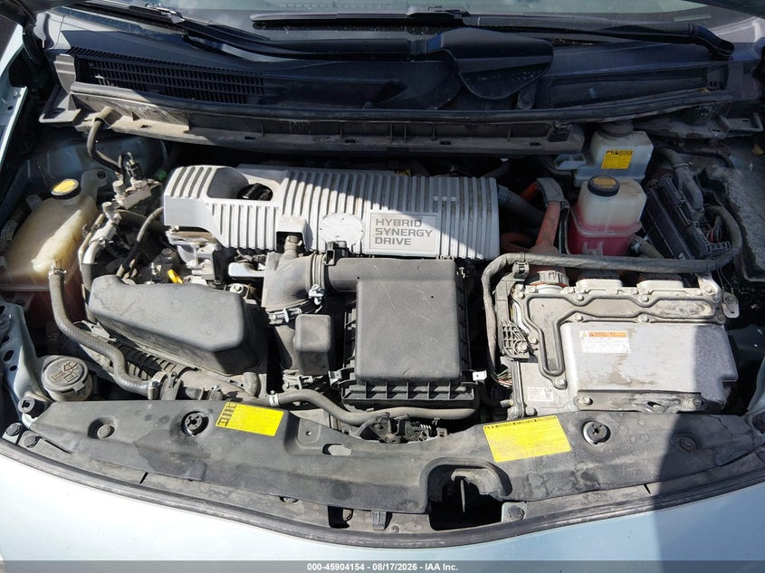 2012 TOYOTA PRIUS HATCHBACK 1.8L I-4 DOHC, VVT, 98HP