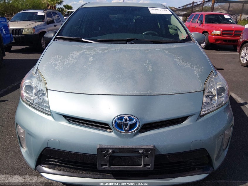 2012 TOYOTA PRIUS HATCHBACK 1.8L I-4 DOHC, VVT, 98HP