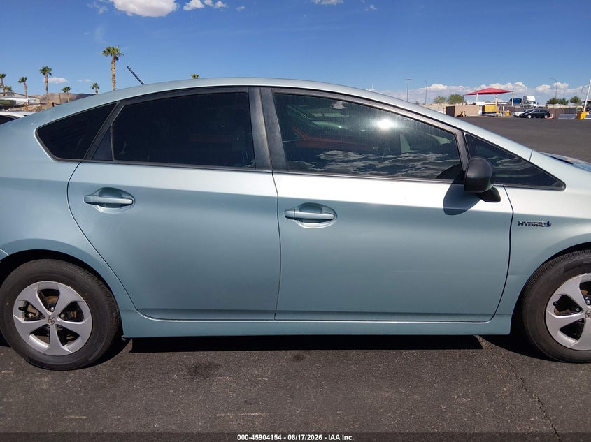 2012 TOYOTA PRIUS HATCHBACK 1.8L I-4 DOHC, VVT, 98HP