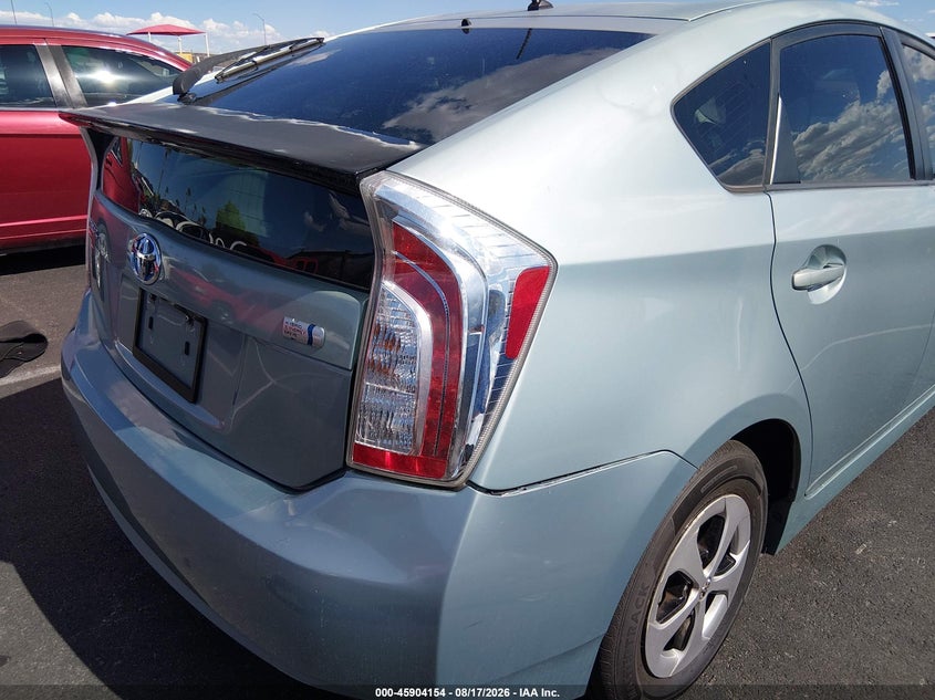 2012 TOYOTA PRIUS HATCHBACK 1.8L I-4 DOHC, VVT, 98HP
