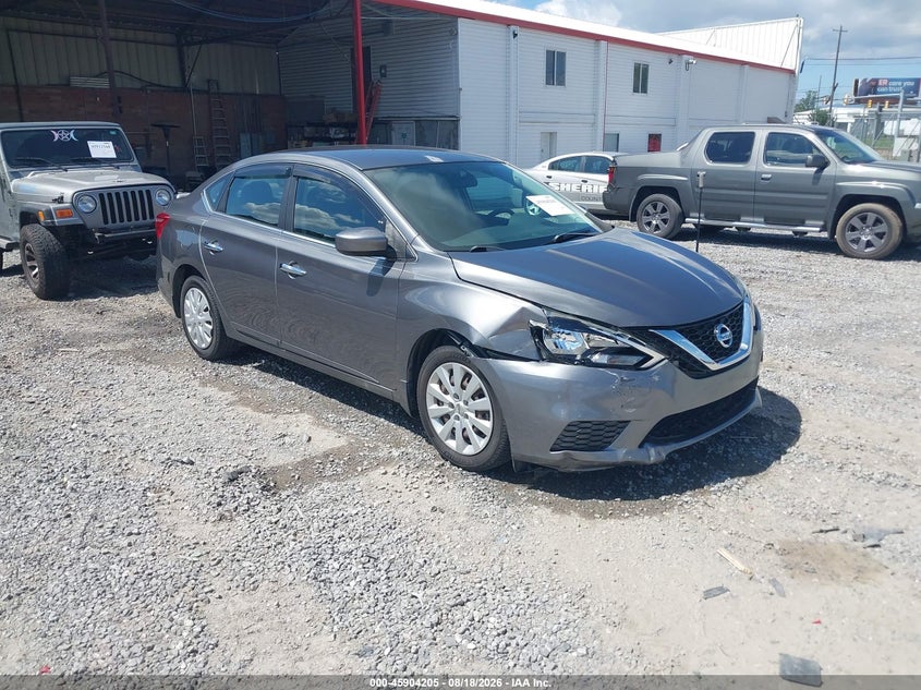 2016 Nissan Sentra S, Правый перёд, IAAI, VIN 3N1AB7APXGY238203
