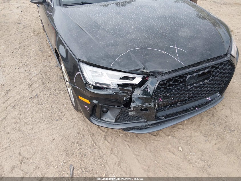 AUDI A4 2019 VIN WAUENAF46KN000904