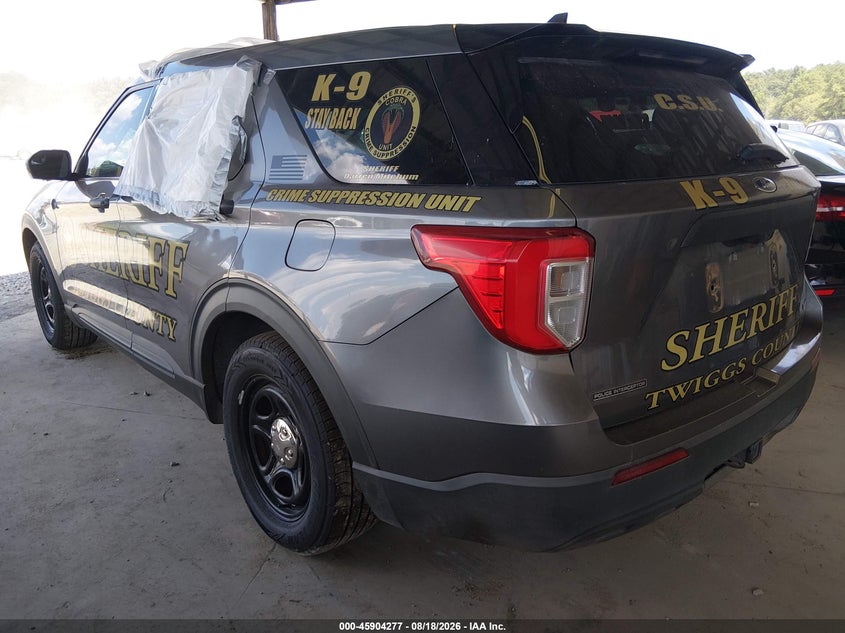 Vin: 1fm5k8ac1nga00171, lot: 46403347, ford police interceptor utility 20223