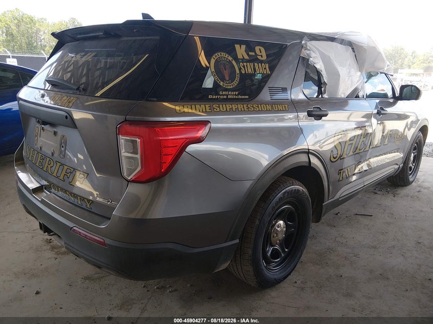 Vin: 1fm5k8ac1nga00171, lot: 46403347, ford police interceptor utility 20224