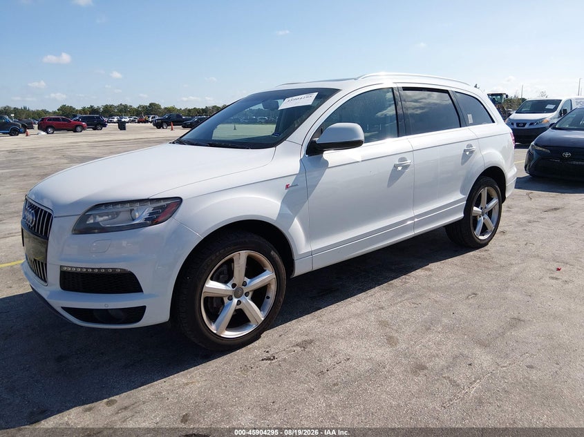 Vin: wa1dgafe2dd011743, lot: 46403365, audi q7 3.0t s line prestige 20132