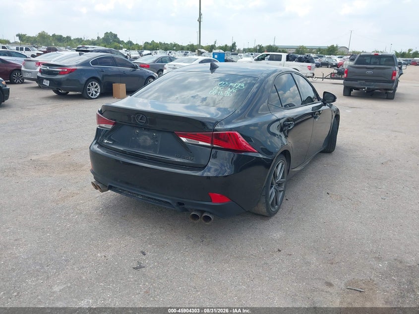 2017 LEXUS IS 350 auction photo 4