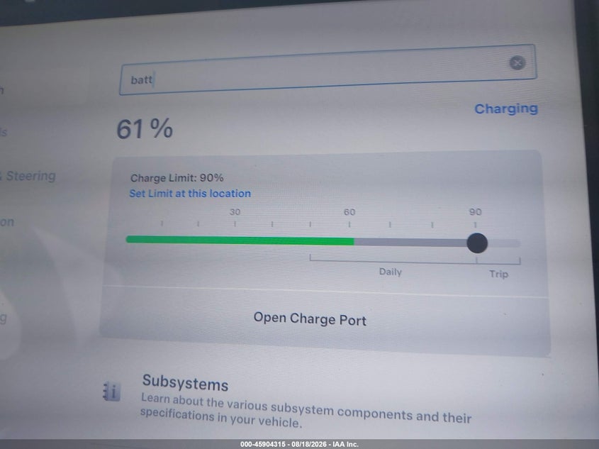 TESLA MODEL X 2021 VIN 5YJXCDE20MF323804