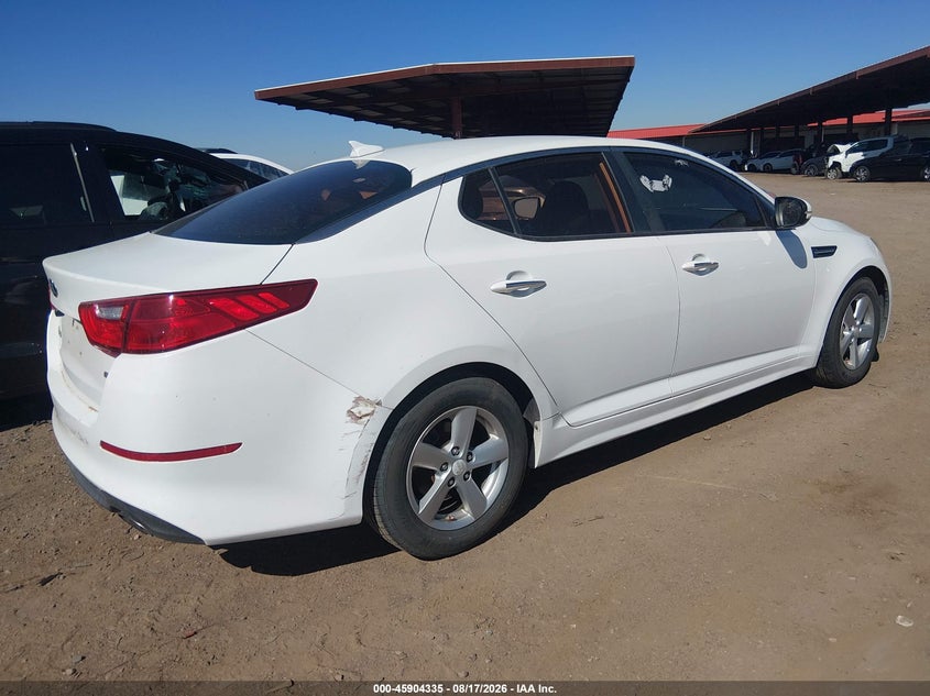 2015 KIA OPTIMA SEDAN 2.4L I-4 DI, DOHC, VVT, 192HP