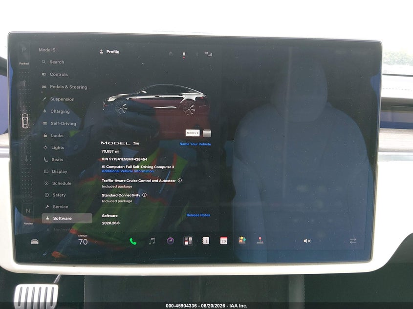 2021 TESLA MODEL S HATCHBACK ELECTRIC
