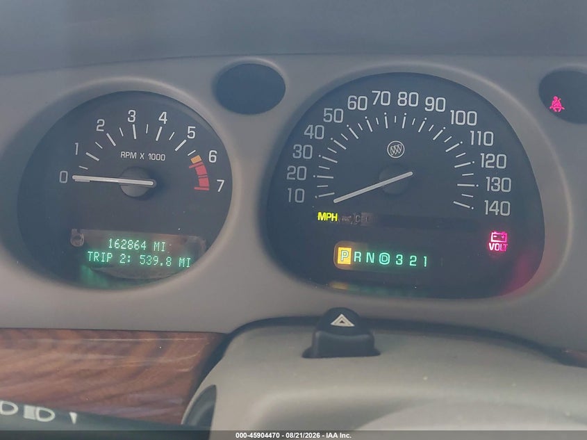 BUICK LESABRE 2000 VIN 1G4HP54K9Y4269217