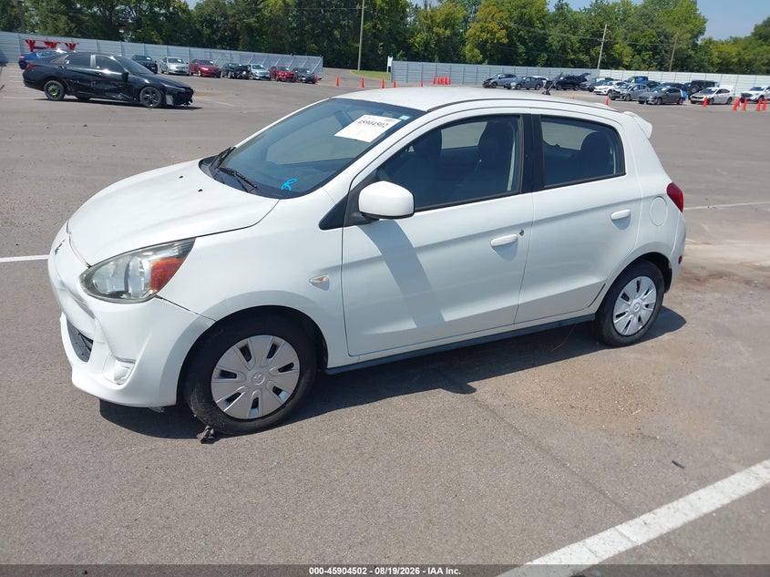 2015 Mitsubishi Mirage, Звичайний знос, IAAI, VIN ML32A3HJ7FH047141 — фото 2